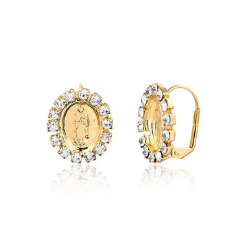 18K Gold Layered Oro Laminado Earring